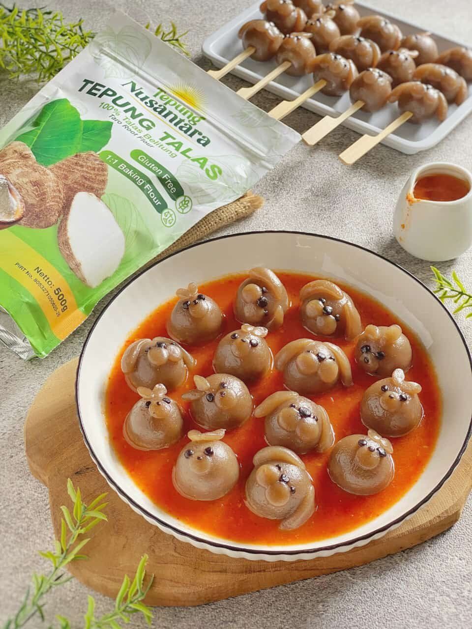 Bakso Kenyal dengan Pati Talas