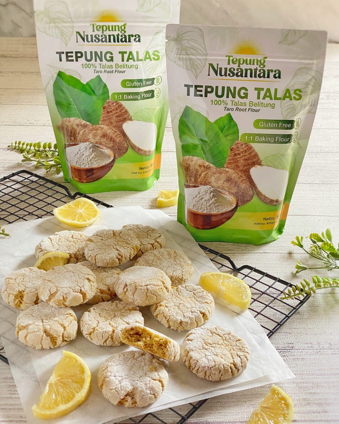 Cookies Lemon Tepung Talas