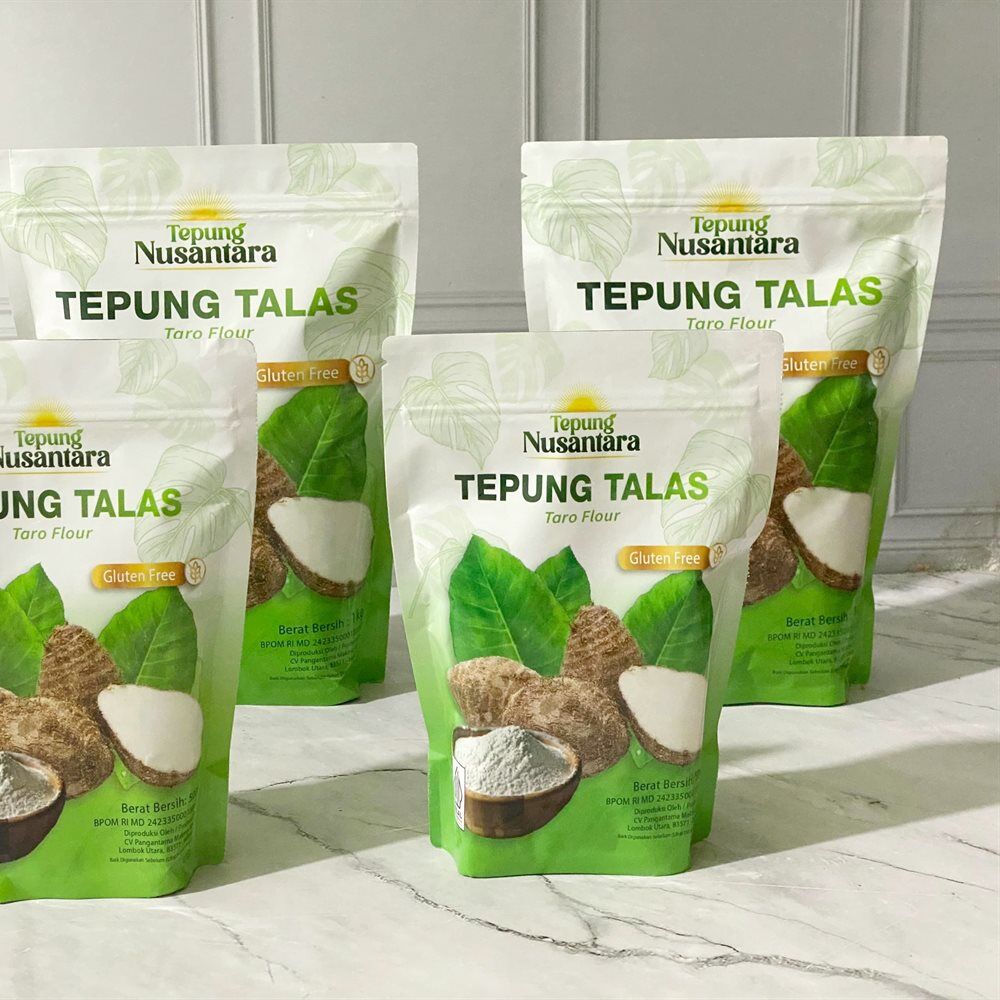 Kemasan Tepung Talas Kimpul